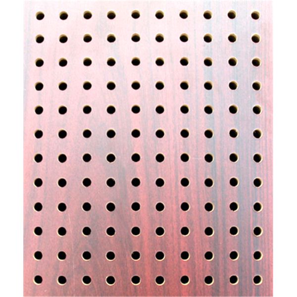 Алюминиевая декоративная пефорированная деревянной панель потолка панелей приостанавливанная смесью