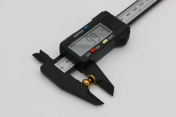 Leather buckle accessories high quality pure brass color 8 mm monk head nipple nail with screw