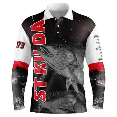 Durable Unisex Professional Fishing Jerseys , Anti Pilling Mens Fishing Polo