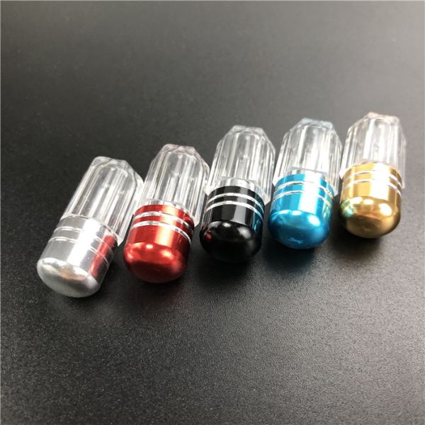 Octagon Style Plastic Medicine Container With Metal Spout For Male Enhancementl Pills