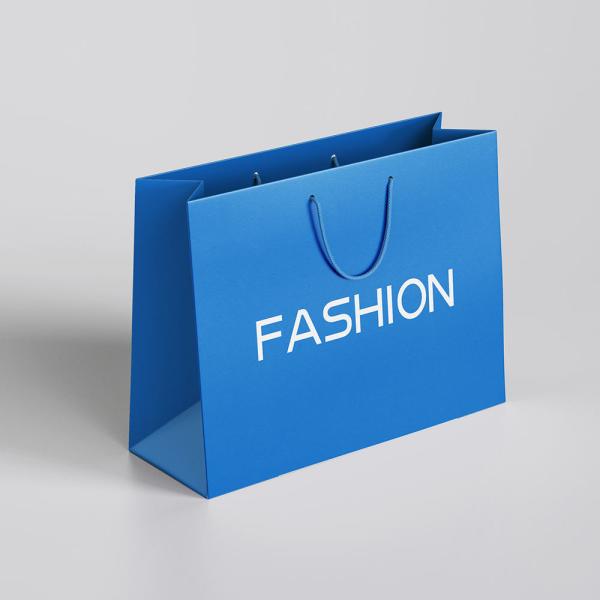 Christmas Paper Gift Bag with Your Own Logo Made of Ivory Board and Customized Design