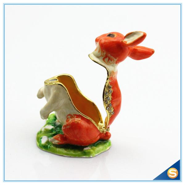 Handmade Lovely Rabbit Trinket Box For Decorative Jewelry Box SCJ596