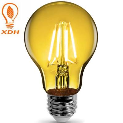Bulbo amarelo do filamento do bulbo 240V A60 de Dimmable do vintage de B22 E27
