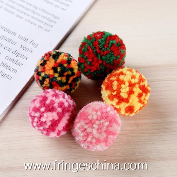 Wholesale Colorful DIY Multicolored Pom Pom Ball For Hat Costume Christmas Decoration