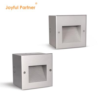 AC100~240V Stair Step Lights LED 6W COB Recessed IP65 120*120mm For Corridor LED Wall Corner Light
