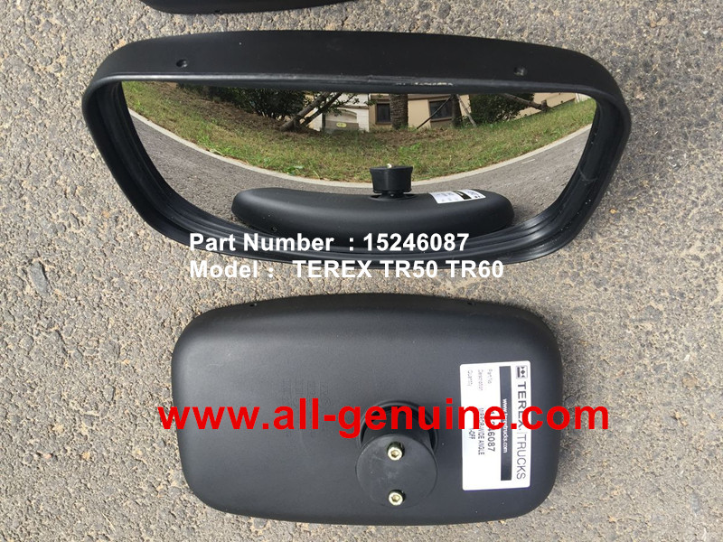TEREX 15246087 MIRROR WIDE ANGLE NHL DUMP TRUCK TR35 TR50 TR60 TR100 3305B 3305F 3303 3307 TR45 TR70 MT4400