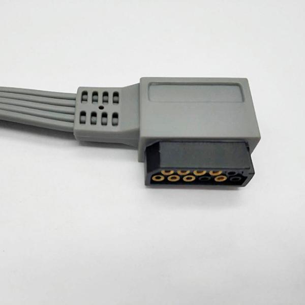 TPU 5 Lead Holter Patient Cable Medical Materials Accessories For ECG Machine