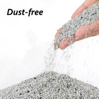 Customized Crushed Ore Cat Litter Dust Free Clumping Cat Litter