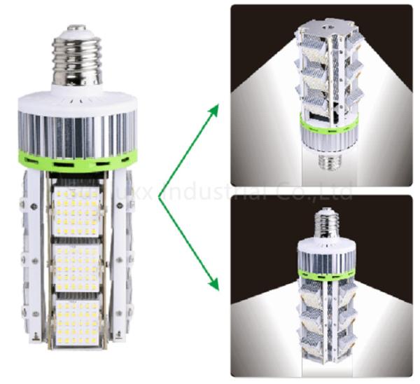 7500LM 50W LED Corn Bulb Light 225W MH HPS Replacement With Adjustable Beam Angle