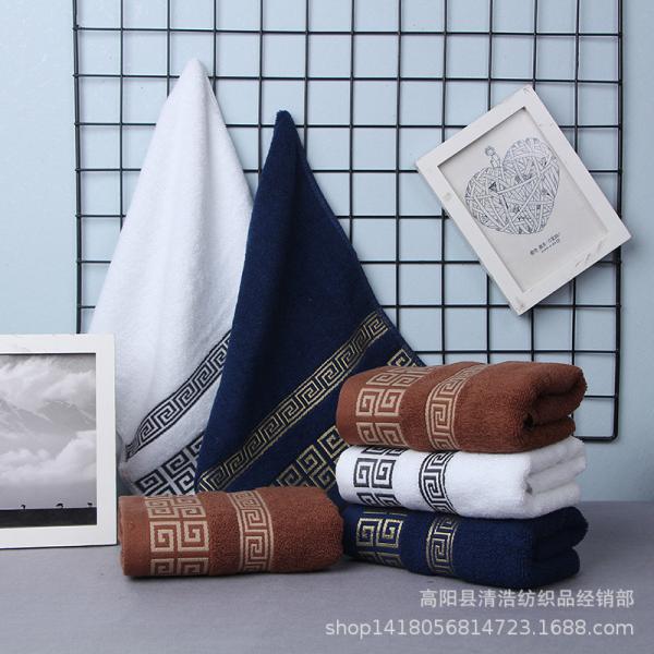 Cuadrado QUICK-DROY Blanco 100% de algodón toalla de hotel de lujo para absorción rápida