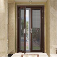 Puertas giratorias de doble cristal de aluminio