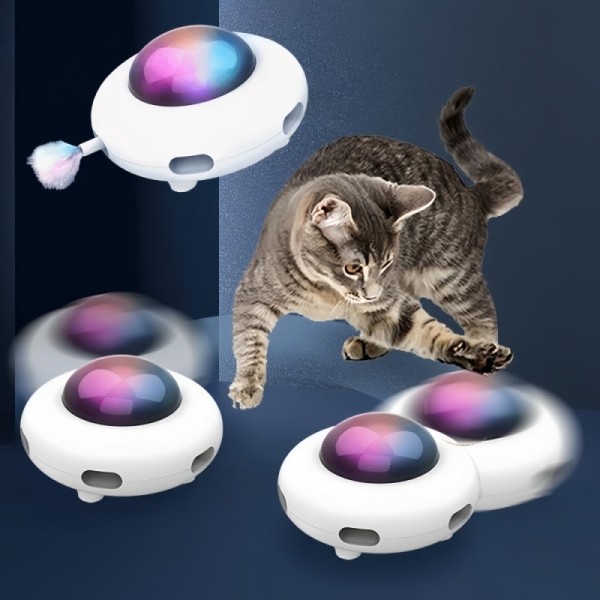UFO Automatic Smart Pet Toy For Dog Cat Stimulating Hunting Instincts