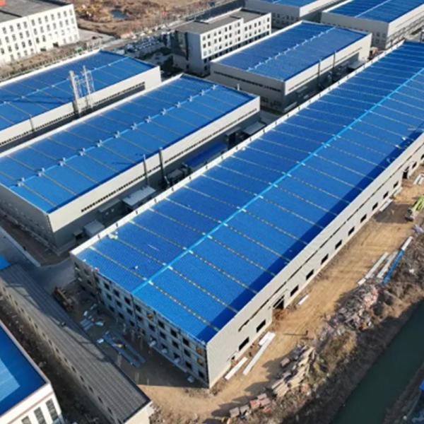 H Beam Structural Steel Bridge Q235B Industrial Plant Steel Structure Prefabricated