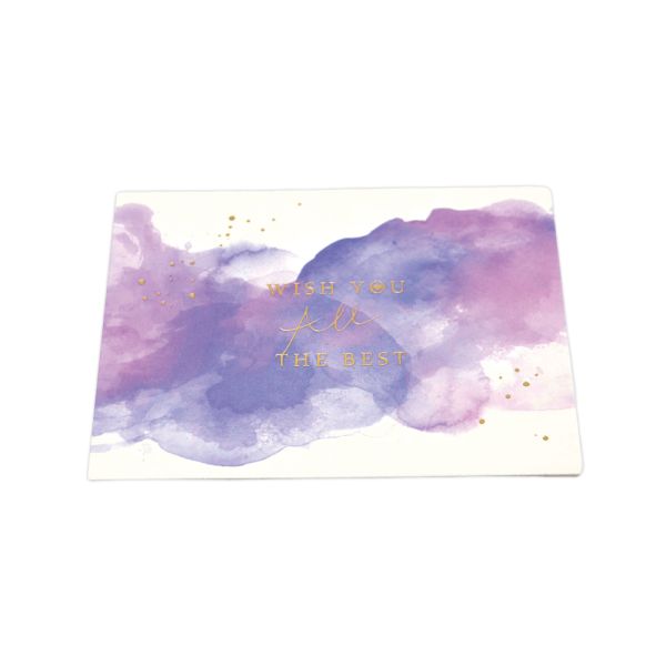 Сертифицированная ISO9001 картонная бумага Благодарственные открытки