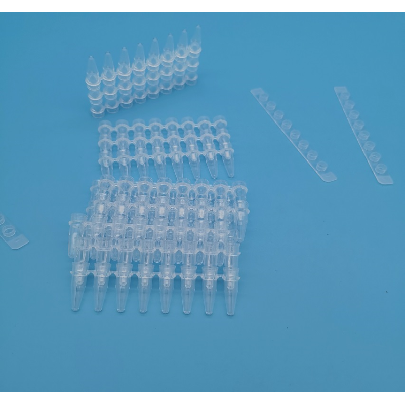 Individual PCR Tubes 0.1ml Transparent Polycarbonate Frame