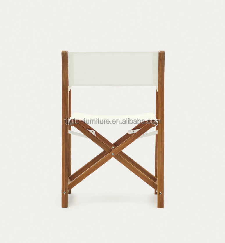 Emballage du courrier Chaise extérieure moderne nordique avec bois massif et design pliable