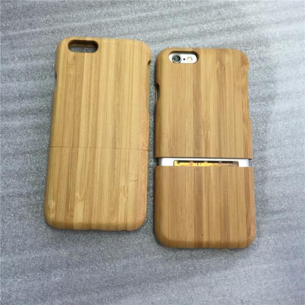 Apple 6 6s Wood iPhone Case , Separating Type Straight Edge Personalized Wood Phone Case