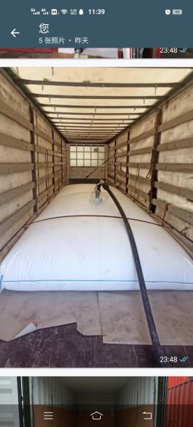 20ft Container Flexi Tank Food Grade Saco de armazenamento de óleo de semente de girassol Contenedor de álcool líquido