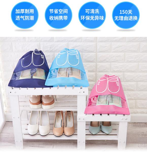 Colorful Canvas Shoe Storage Bags Dust Prevention With OEM / ODM Services