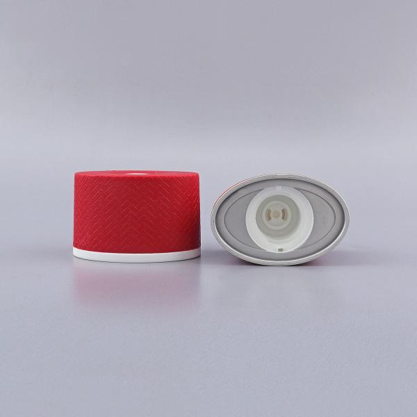 50ml / 100ml Plastic Cosmetic Bottle Oval PET Cosmetic Bottle With 40mm Diameter Cap