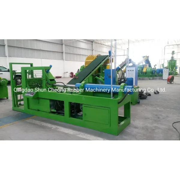Full Automatic Waste Tire Recycling Machine with 300~1000kg/h Capacity Producing 0~30mesh Rubber Powder