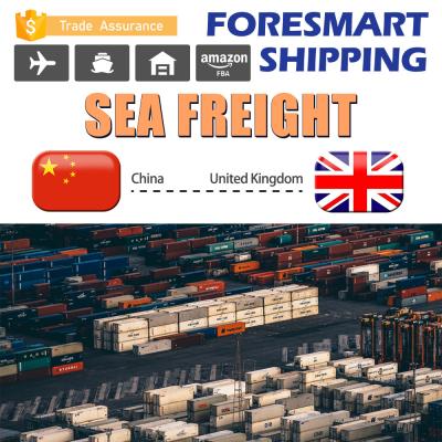 China ao frete de mar BRITÂNICO de LCL, oceano transporta a porta de LCL à porta