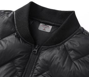 Windproof Mens Goose Down Jacket , Mens Lightweight Down Coat For Winter