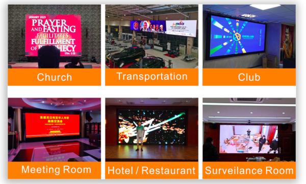 P4.81 IP40 Indoor Led Display Board SMD For Conference Room