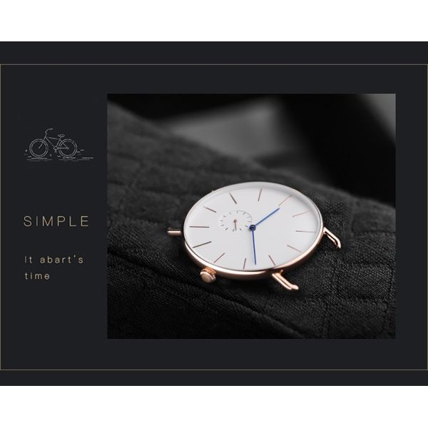 40mm Dia Mens Stainless Steel Dress Watches Personalized With Mineral Crystal