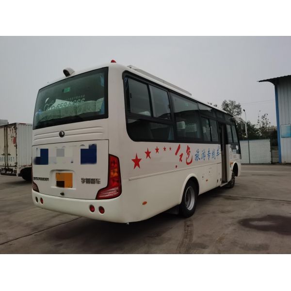 29 Seats Front Engine Used Coach Bus Zk6752d Weichai 140kw Mini Transportation