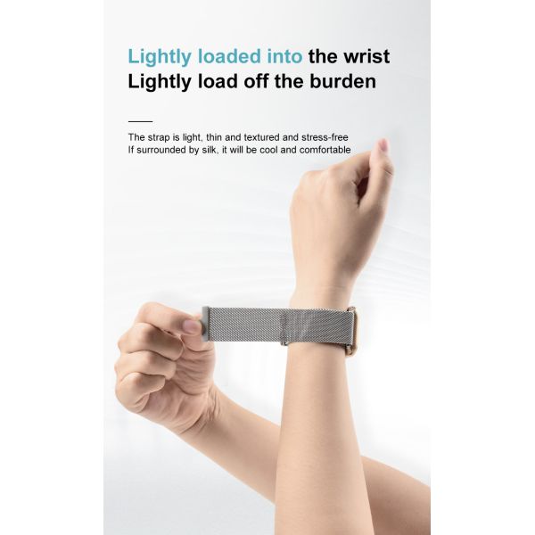 Soft, Skin-friendly Stainless Steel Watch Band
