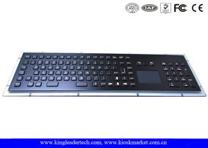 Stainless Steel Industrial Keyboard With Touchpad IP65 Liquid-Proof With 103