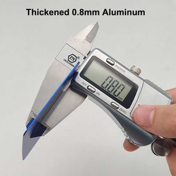 Wholesale Custom Design Anodized Aluminum Blank Metal Business Cards 0.8MM for Laser Engraving
