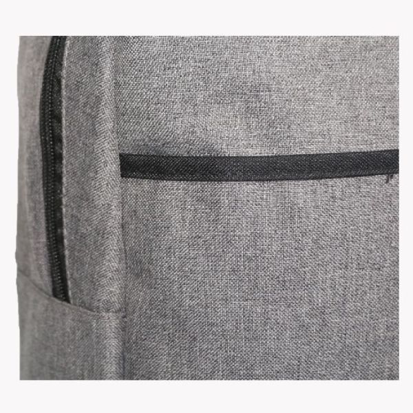 Simple Grey Backpack Computer Bag For Business Travel