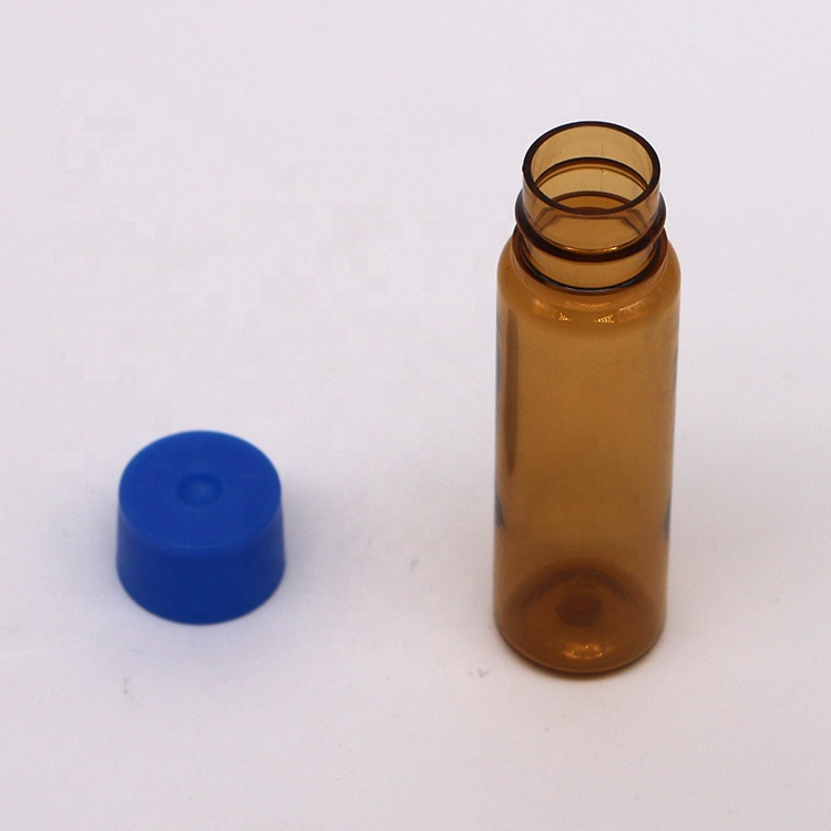10 мл бурого ПЭТ жидкости для перорального применения и лекарственных флаконов с защитными крышками пищевого качества