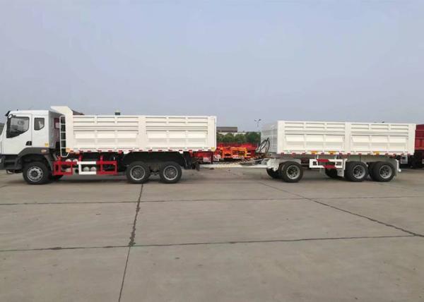40T Capacity Multifunction 30ft Drawbar Drop Side truck Trailer
