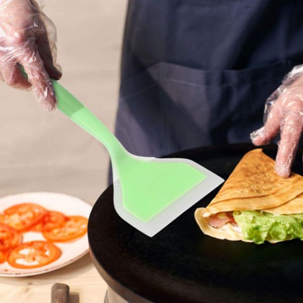 Non-Stick Cooking Safe Silicone Pancakes Shovel For Eggs Fish Pancake Pizza