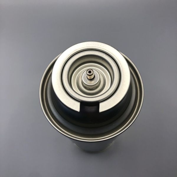 Black Handle Butane Gas Valve for Cooking/Baking Straight Valve Body Shape