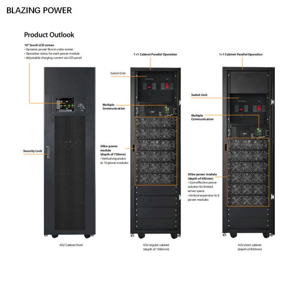 Integrated UPS Cabinet Intelligent Monitoring for Data Center Cabinet