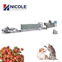 Máquina alta dos alimentos para animais de estimação da extrusora de parafuso do gêmeo da produção do ofício da extrusão para o gato do cão