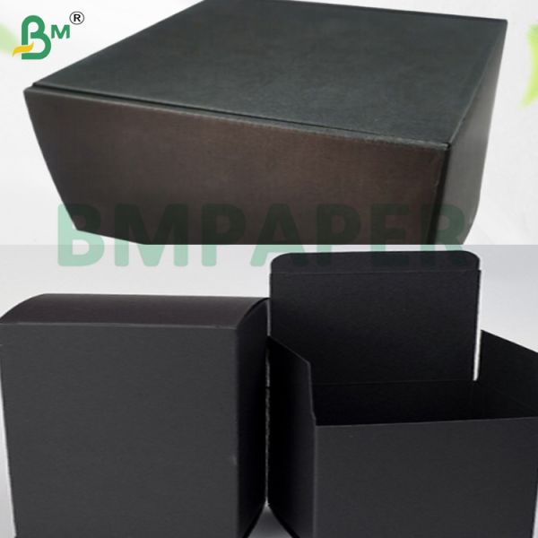 300g 400g Printability Fold Resistance Double Sided Black Cardboard For Hardcover Book Covers Business Cards 300g 400g Impresión Resistencia al pliegue Cartón negro de doble cara para libros de tapa dura Tarjetas de visita