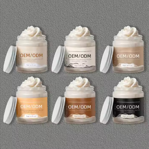 Lotion corporelle profondément hydratante OEM Huile d'amande douce naturelle et suif de bœuf nourri à l'herbe