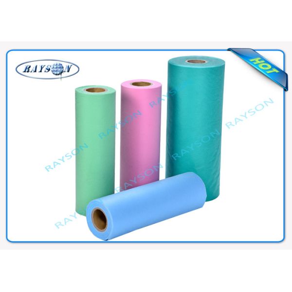 Pink Disposable Medical Non Woven Cloth 100% Raw Material Environmental