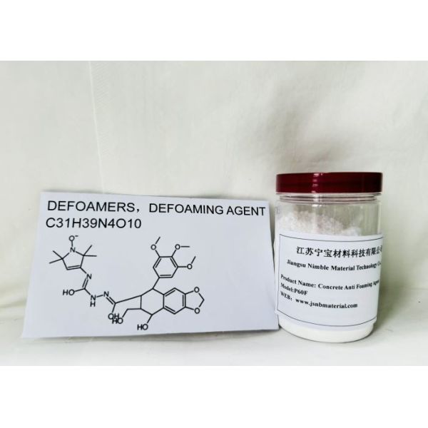 P60F Concrete Defoamer Water Soluble Agent With Excellent Foam Suppression