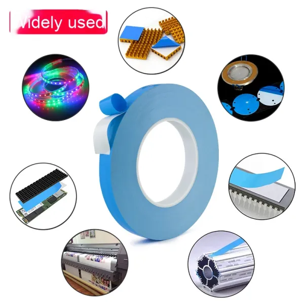 Double-Sided Tape LED Panel Light Insulation Thermal Conductive Blue Film Manufactured Paper Strong Adhesive Heat-Resistant