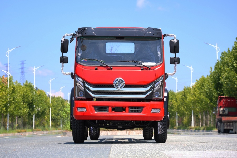 15 ton 4x2 flat cab truck chassis diesel power for body‑building modification export