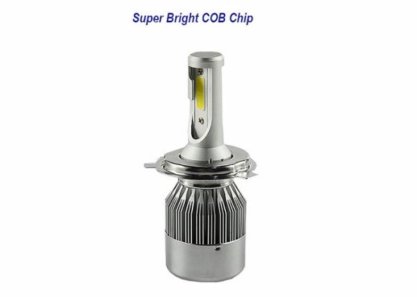 Aviation Aluminum H4 Headlight Bulbs , H7 Head light Auto LED Car Light Bulbs