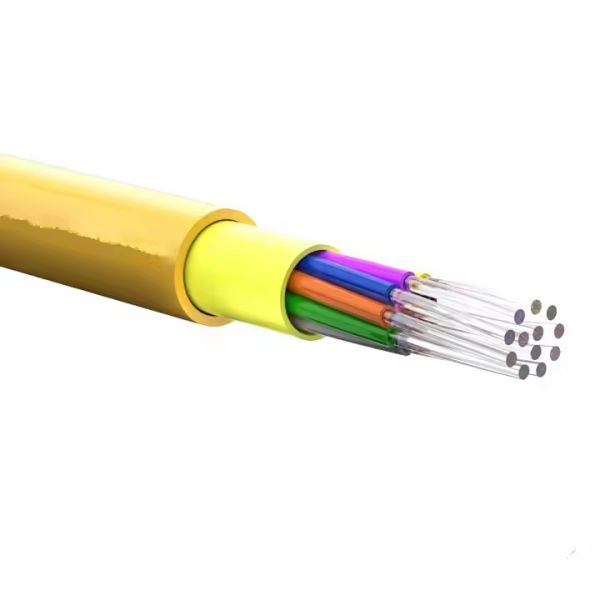 6 8 12 Core Indoor Distribution Fiber Optic Cable | OM1 OM2 OM3 OM4 OM5 Multimode GJFJV Tight Buffered Cable