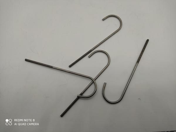 DIN Standard M4 M5 M6 en acier inoxydable SS304 Boulure d'ancrage J Boulure de crochet U Boulure par OEM acceptable