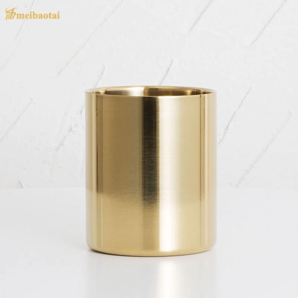 Potenciômetro de flor de aço inoxidável da fabricação de metal do ODM com o filme do PVC 100micron